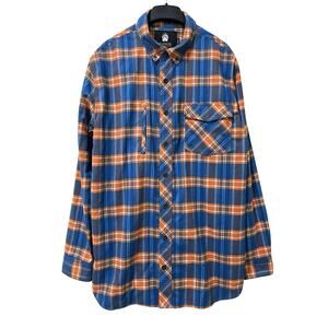 Alaskan Hardgear Mens Boars‎ Nest Plaid Flannel Button Up Shirt Size XLT Country